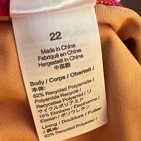 J. Crew Pink One-Shoulder Swim One Piece - Picture 9 of 16